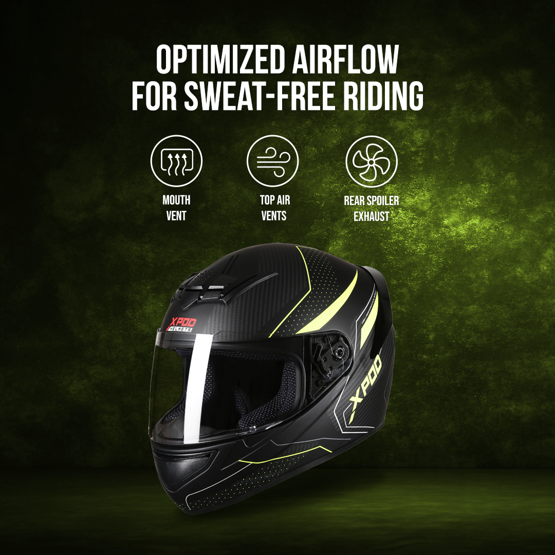  TVS XPOD Helmet - Stylish Full Face Protection