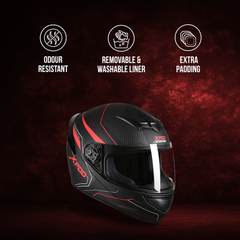 TVS XPOD Helmet - Stylish Full Face Protection