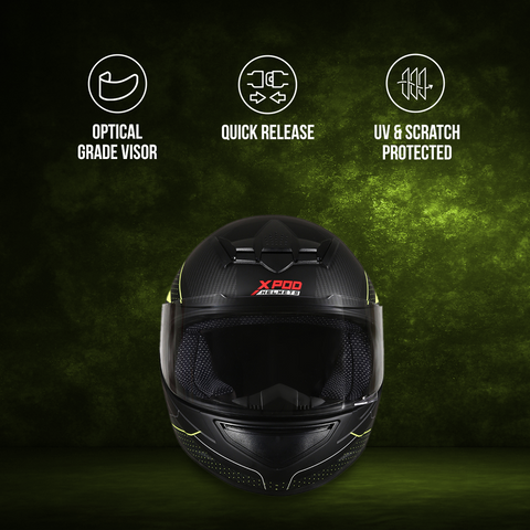 TVS XPOD Helmet - Stylish Full Face Protection