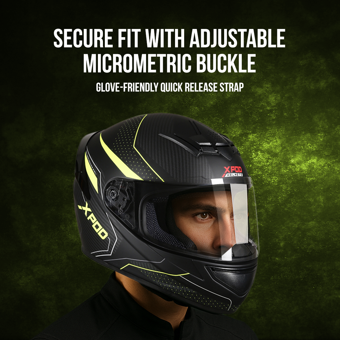  TVS XPOD Helmet - Stylish Full Face Protection