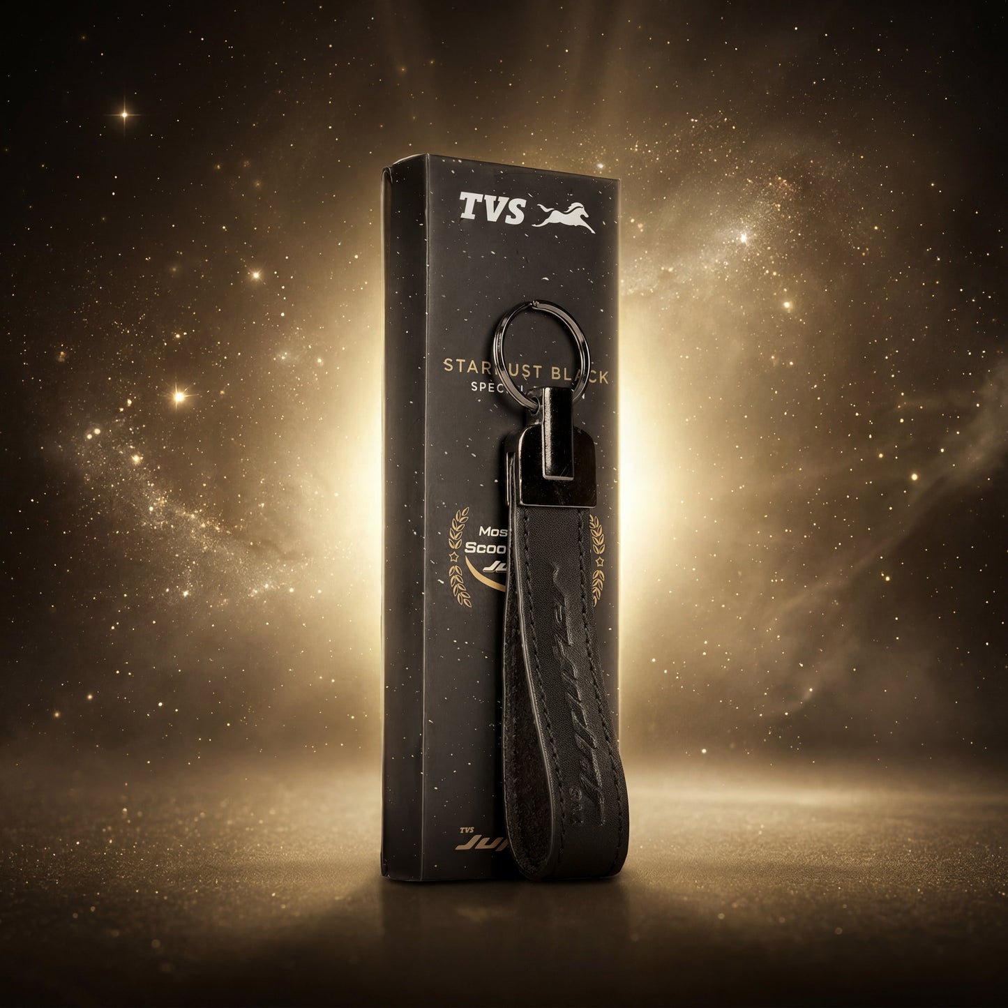 TVS Jupiter Keychain Special Edition - Stardust Black