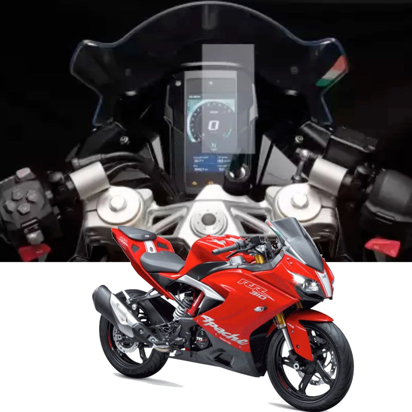 TVS Apache RR 310 Pro Shield Display Screen Protector