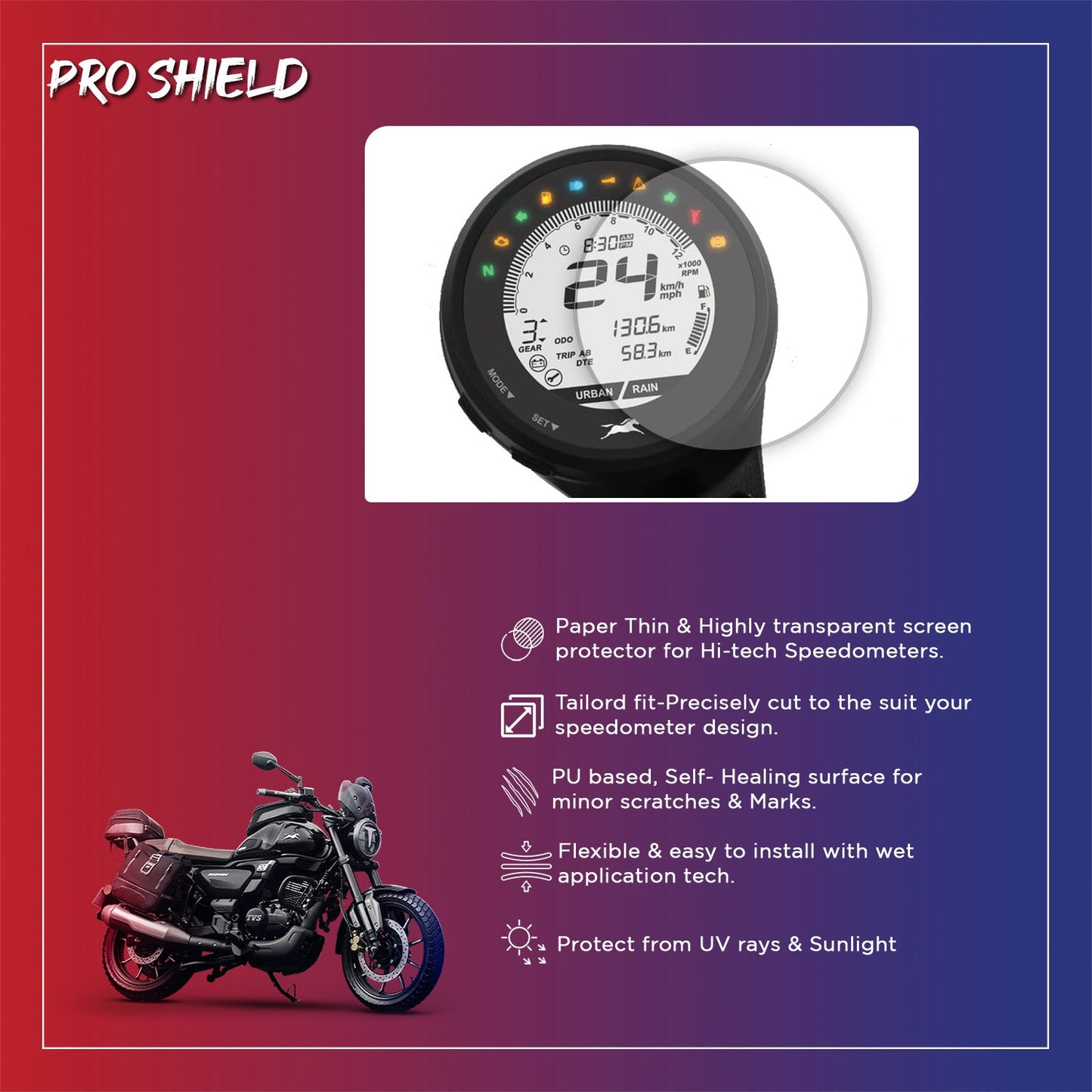 TVS Ronin Pro Shield Display Screen Protector