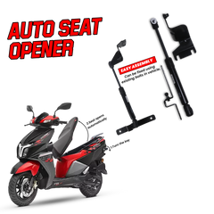 TVS Ntorq Auto seat opener - Heavy-Duty Universal Auto Seat Opener with Quick-Release Mechanism - Easy Installation, Durable Construction, and Secure Seat Access for Motorcycles, and Scooters, Compatible with Most Vehicle Models - TVS Motor Company