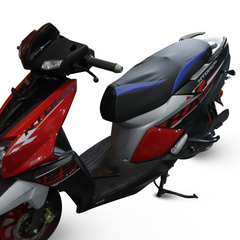 TVS Ntorq Seat Cover Black with Blue - Ultimate Protection and Comfort for Your Ride - TVS Motor Company