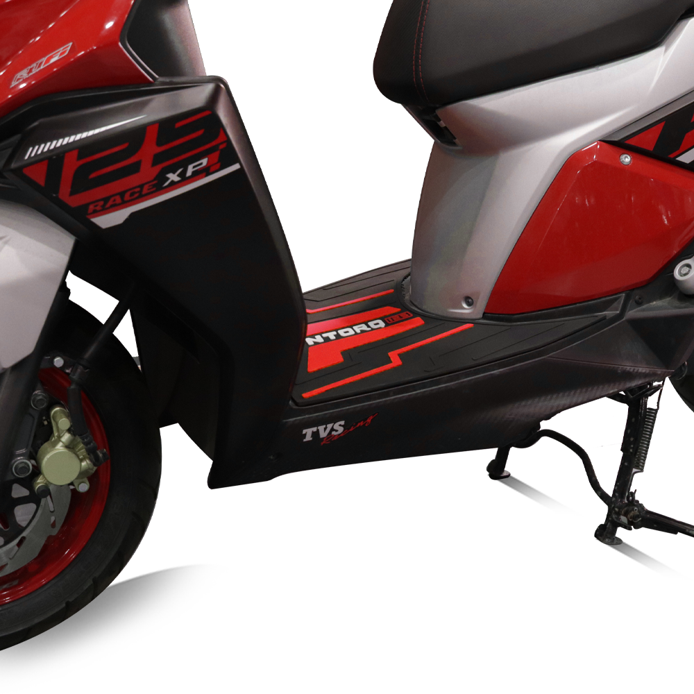  TVS NTORQ Floor Mat Red - Stylish & Durable Scooter Protection