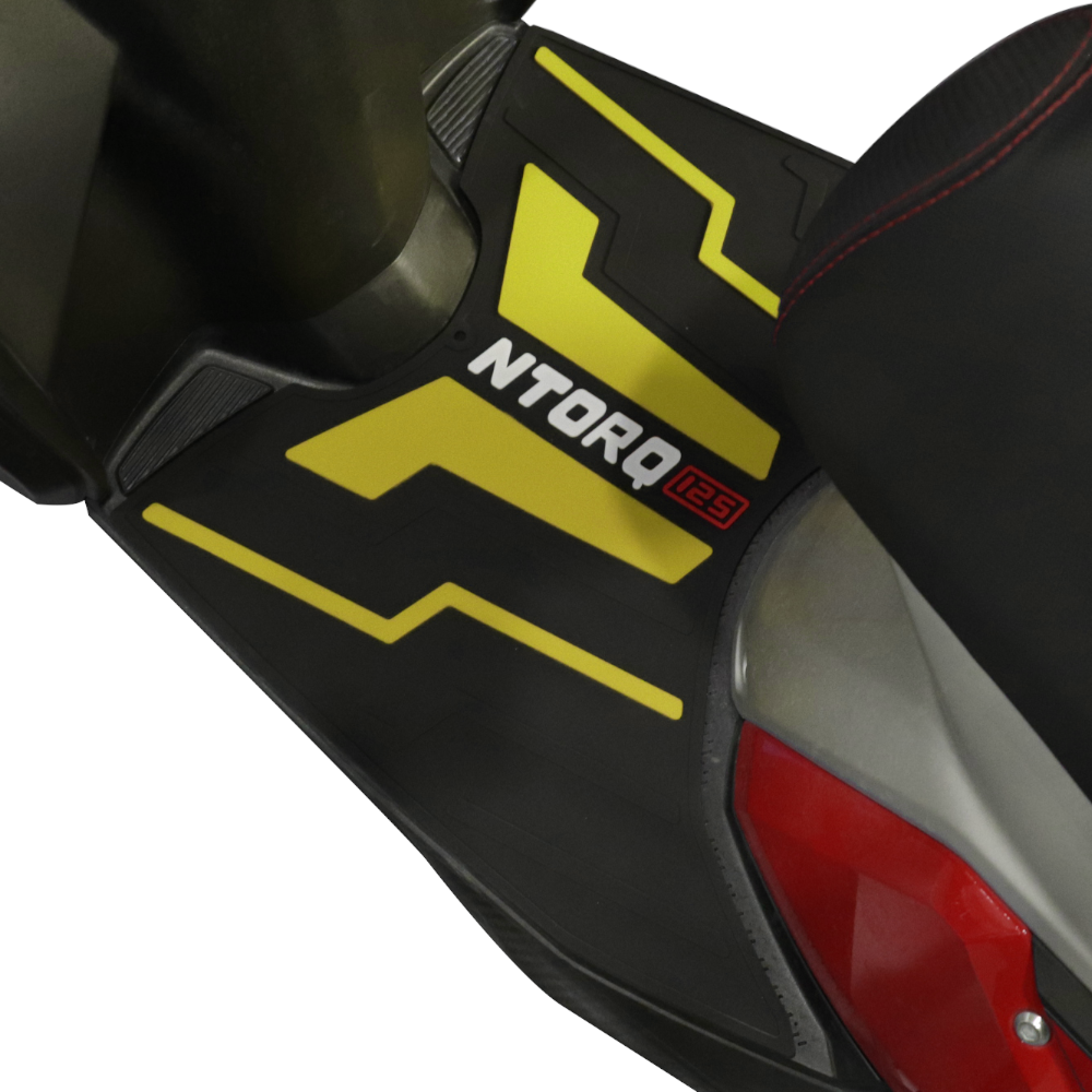  TVS Ntorq Designer Yellow Floor Mat – Style and Protection