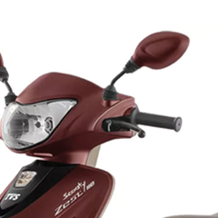 TVS Mirror Set Zest Matte Red - Stylish and Durable Bike Mirrors