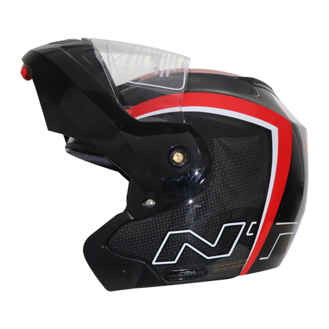 TVS Ntorq Edition Flip Up Helmet (Black Red)