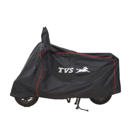 TVS Vehicle Cover - Scooter | Durable, UV & Water Resistant Protection in Black - TVS Motor Company