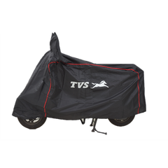 TVS Vehicle Cover - Scooter | Durable, UV & Water Resistant Protection in Black - TVS Motor Company
