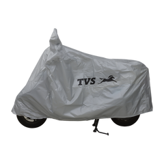TVS Vehicle Cover - Scooter | Durable, UV & Water Resistant Protection in Grey - TVS Motor Company