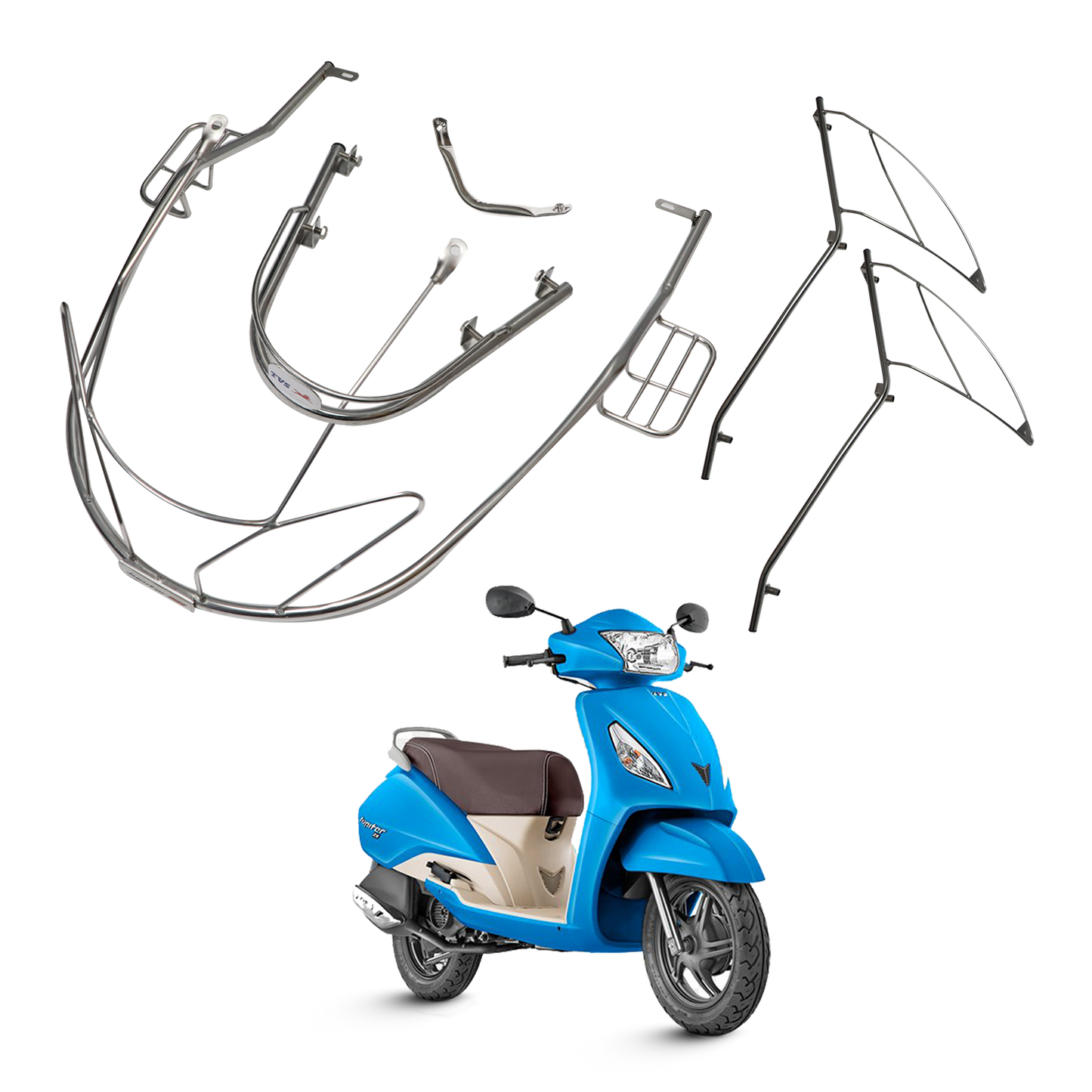 Kit Scooter Guard for Jupiter 110 Reliable Protection & Style