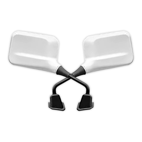 PEARL WHITE - IQUBE Coloured mirror - TVS Motor Company