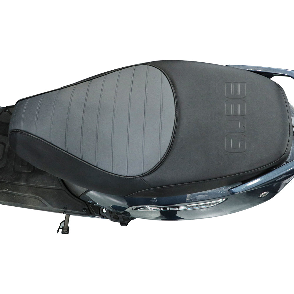 TVS iQube Seat Cover Black/Grey | Comfortable and Durable Protection