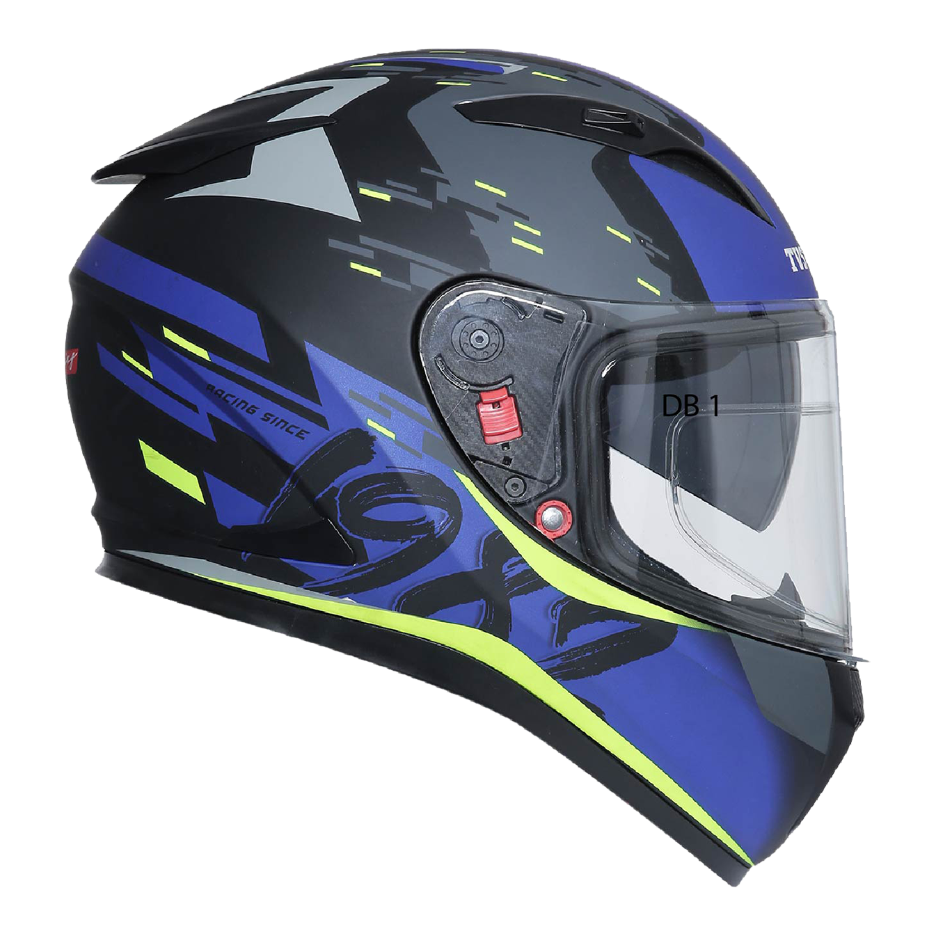  TVS Racing Dual Visor Helmet for Men – Anti-Fog Pin-Lock, Aerodynamic Design & DOT/ISI/ECE Certified – Premium Full Face Helmet For Men