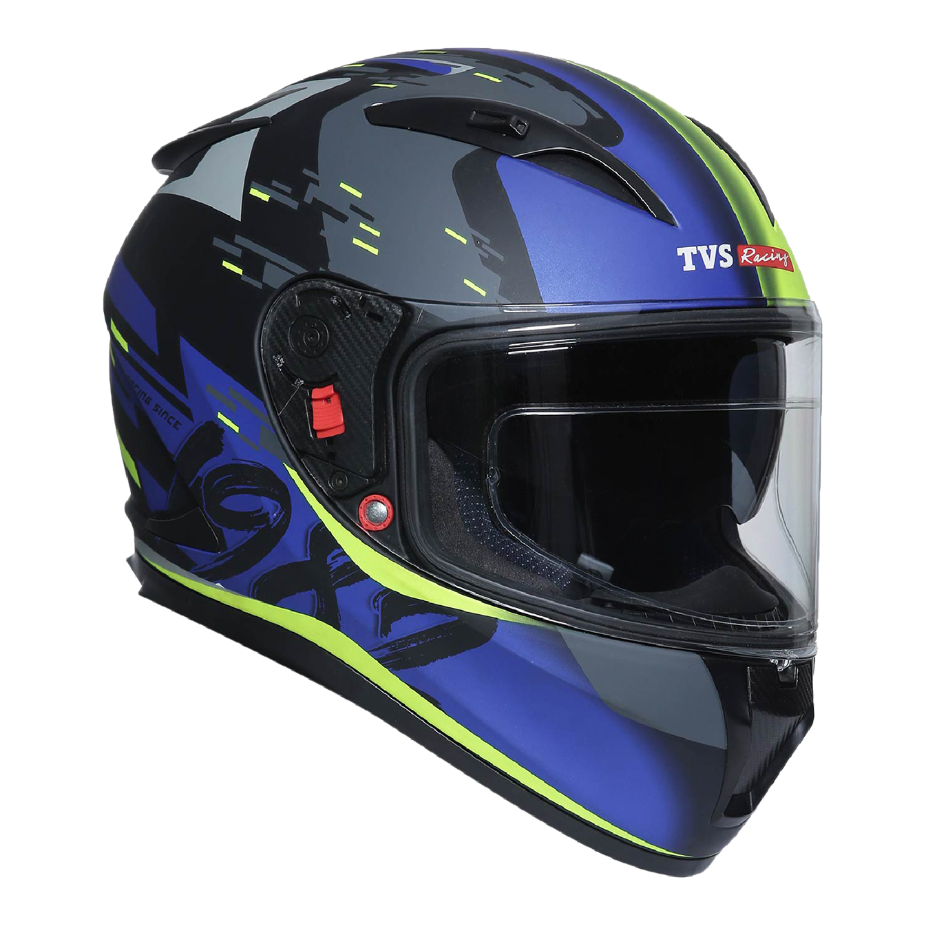  TVS Racing Dual Visor Helmet for Men – Anti-Fog Pin-Lock, Aerodynamic Design & DOT/ISI/ECE Certified – Premium Full Face Helmet For Men