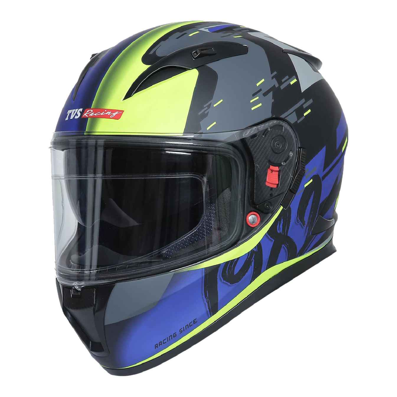  TVS Racing Dual Visor Helmet for Men – Anti-Fog Pin-Lock, Aerodynamic Design & DOT/ISI/ECE Certified – Premium Full Face Helmet For Men