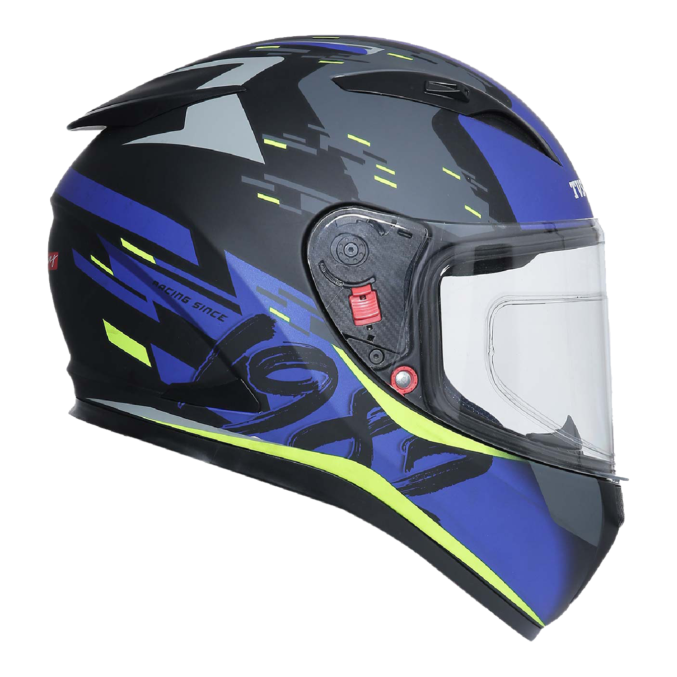  TVS Racing Helmet for Men – Anti-Fog Pin-Lock, Aerodynamic Design & DOT/ISI/ECE Certified – Premium Bike Helmet with Secure Fastening