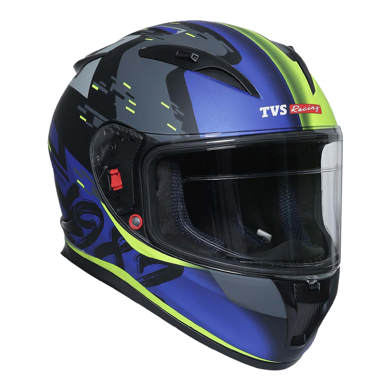  TVS Racing Helmet for Men – Anti-Fog Pin-Lock, Aerodynamic Design & DOT/ISI/ECE Certified – Premium Bike Helmet with Secure Fastening