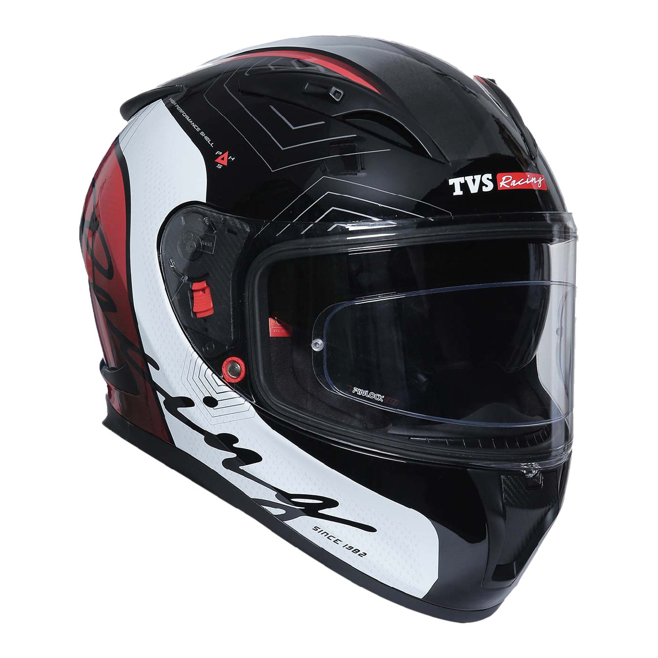  TVS Racing Dual Visor Helmet for Men – Anti-Fog Pin-Lock, Aerodynamic Design & DOT/ISI/ECE Certified – Premium Full Face Helmet For Men