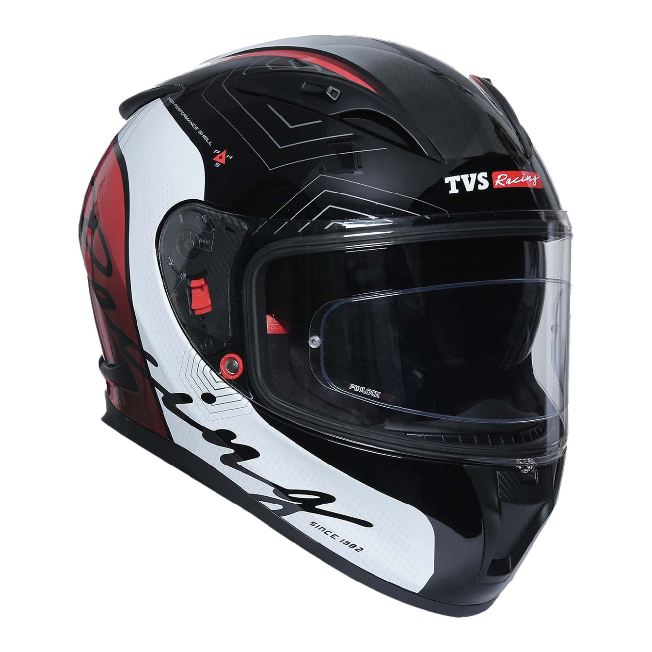  TVS Racing Helmet for Men – Anti-Fog Pin-Lock, Aerodynamic Design & DOT/ISI/ECE Certified – Premium Bike Helmet with Secure Fastening