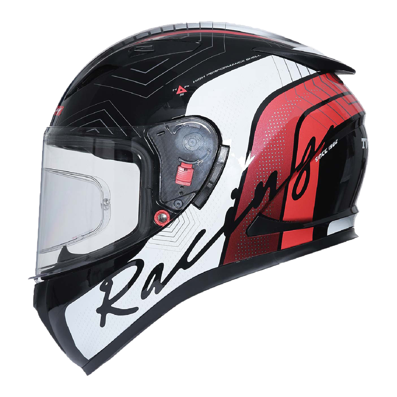  TVS Racing Helmet for Men – Anti-Fog Pin-Lock, Aerodynamic Design & DOT/ISI/ECE Certified – Premium Bike Helmet with Secure Fastening