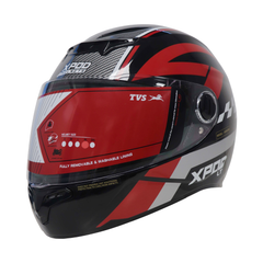 TVS XPOD Primus LT Helmet Black/Red -High-Performance Design