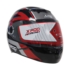 TVS XPOD Primus LT Helmet Black/Red -High-Performance Design