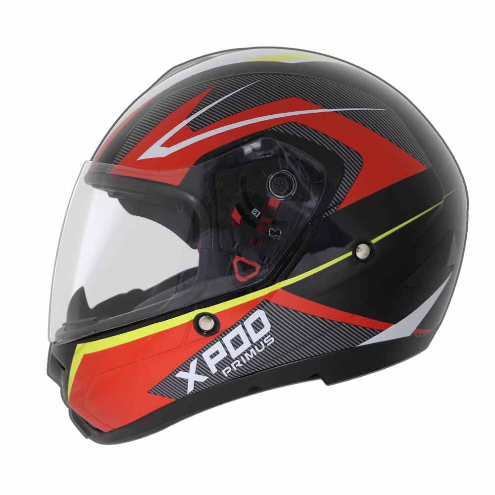  TVS Xpod Primus Single Visor Helmet Red  Durable and Protective
