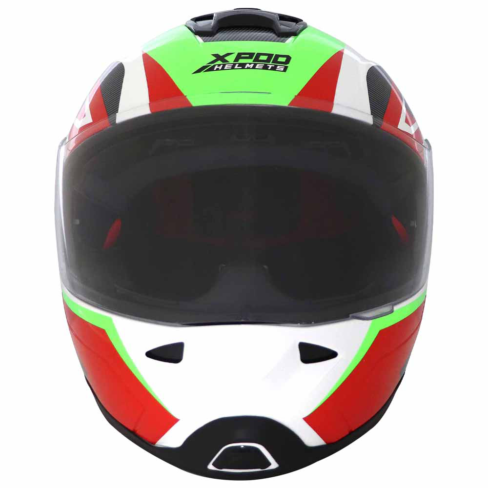  TVS XPOD Primus Helmet Single Visor White - Secure Ride Gear