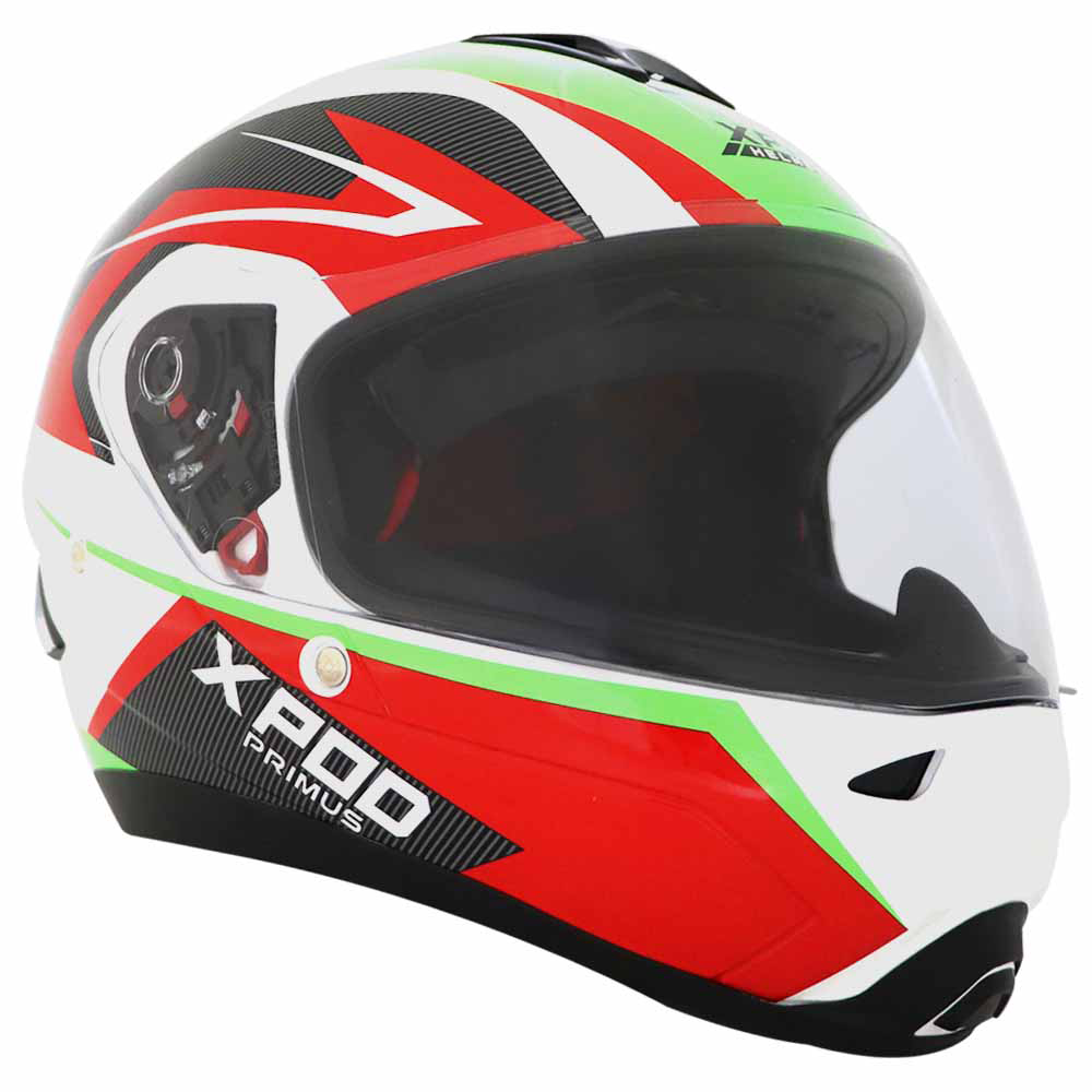  TVS XPOD Primus Helmet Single Visor White - Secure Ride Gear