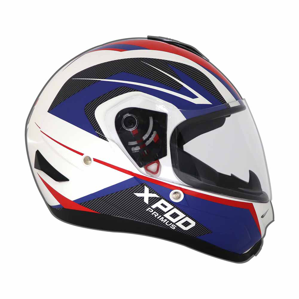  Xpod Primus Single Visor Helmet Blue  Sleek and Comfortable