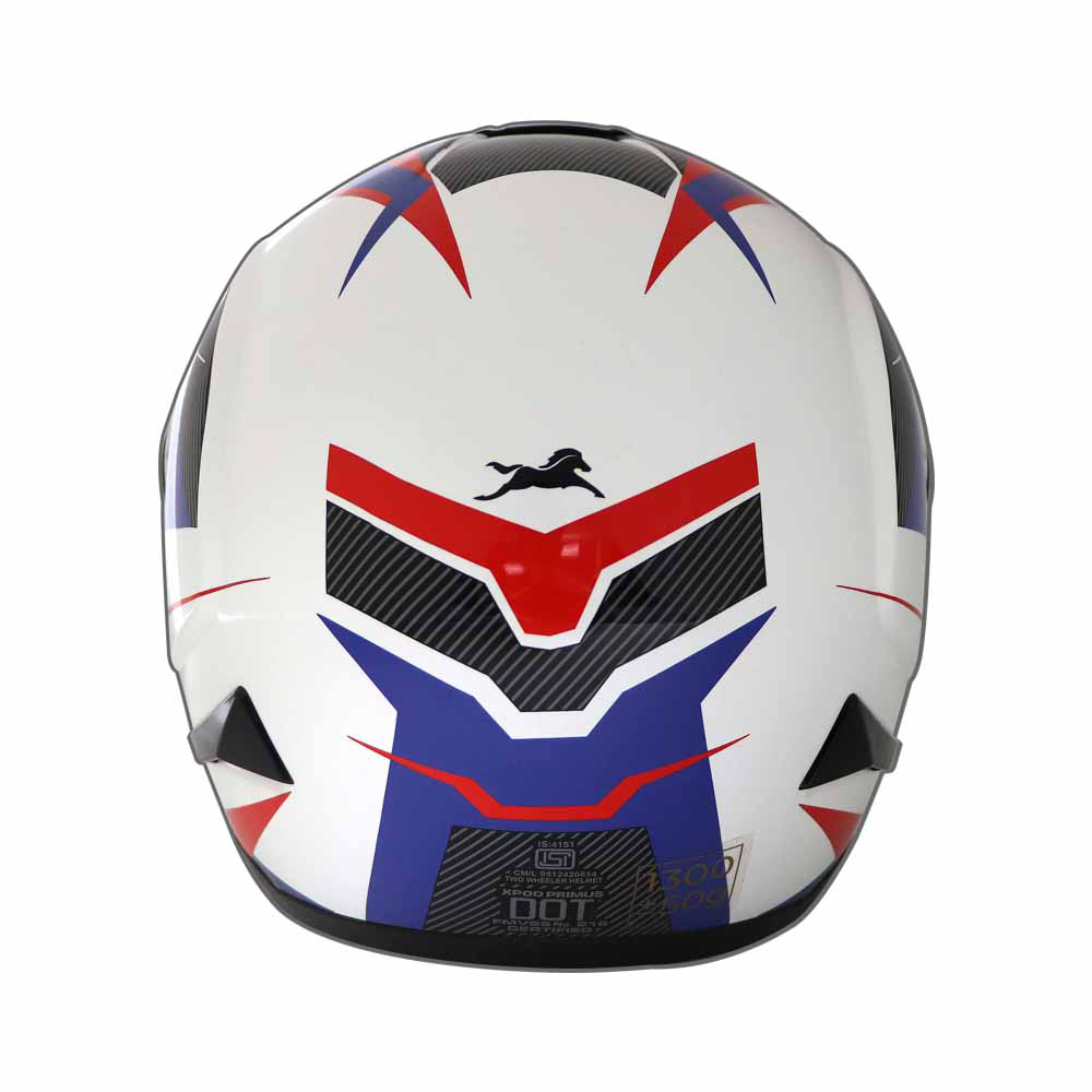  Xpod Primus Single Visor Helmet Blue  Sleek and Comfortable