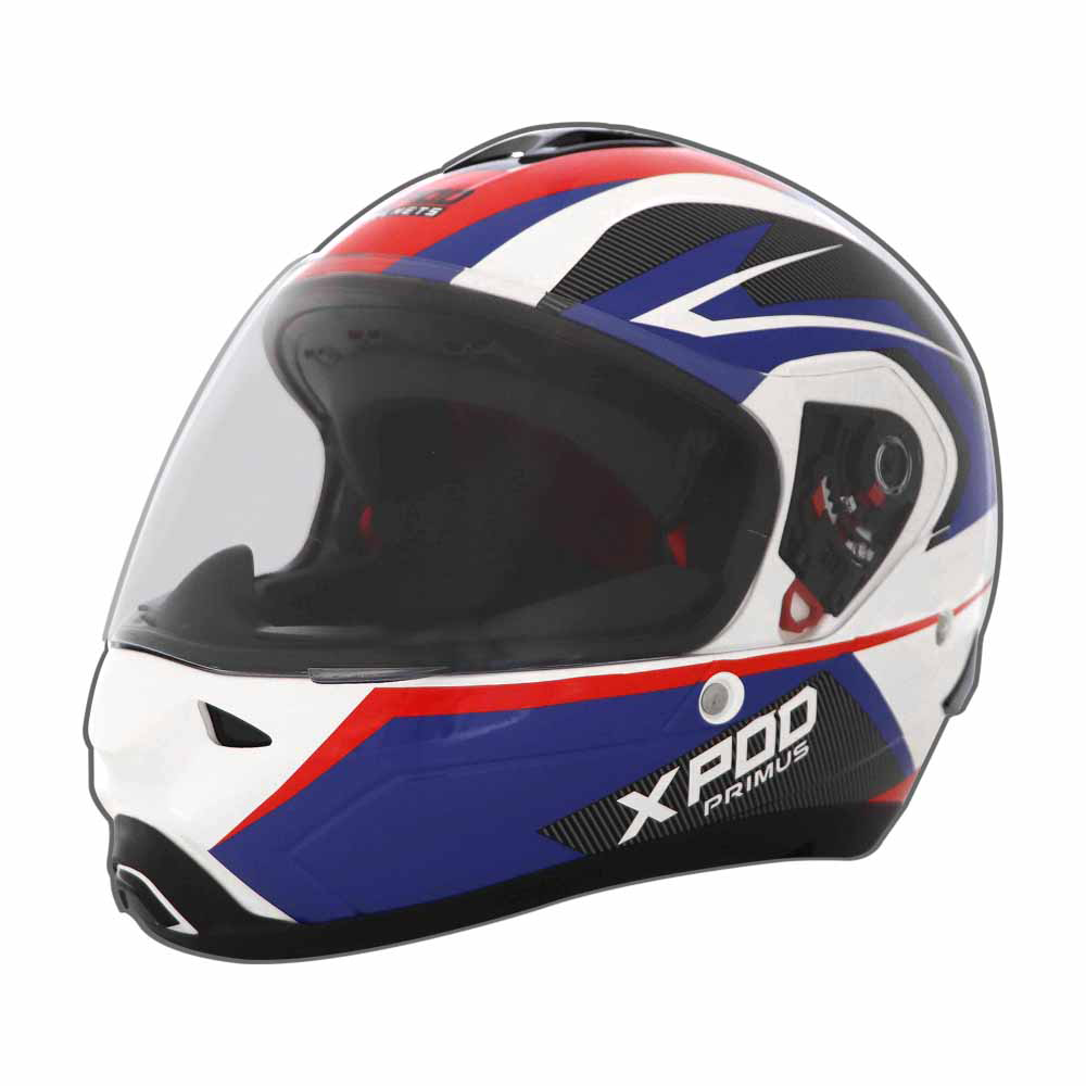  Xpod Primus Single Visor Helmet Blue  Sleek and Comfortable