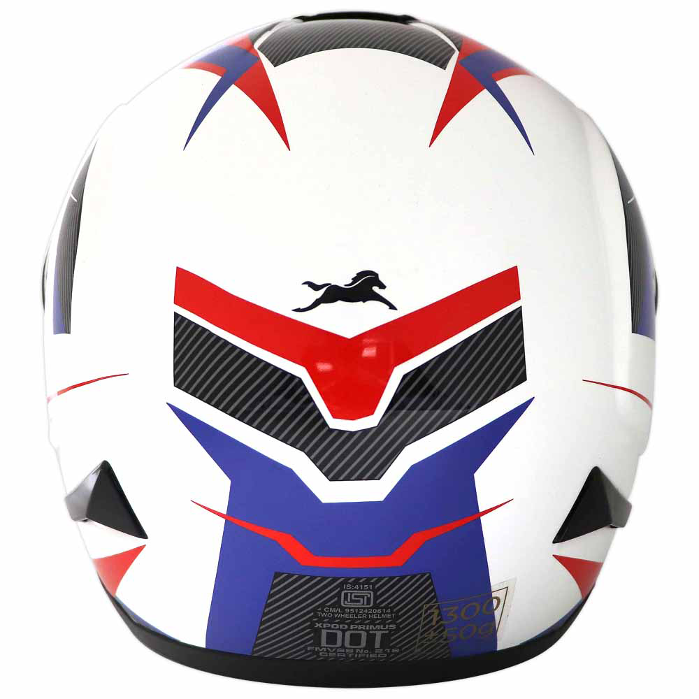  TVS XPOD Helmet Dual Color Tone with Full Face Protection