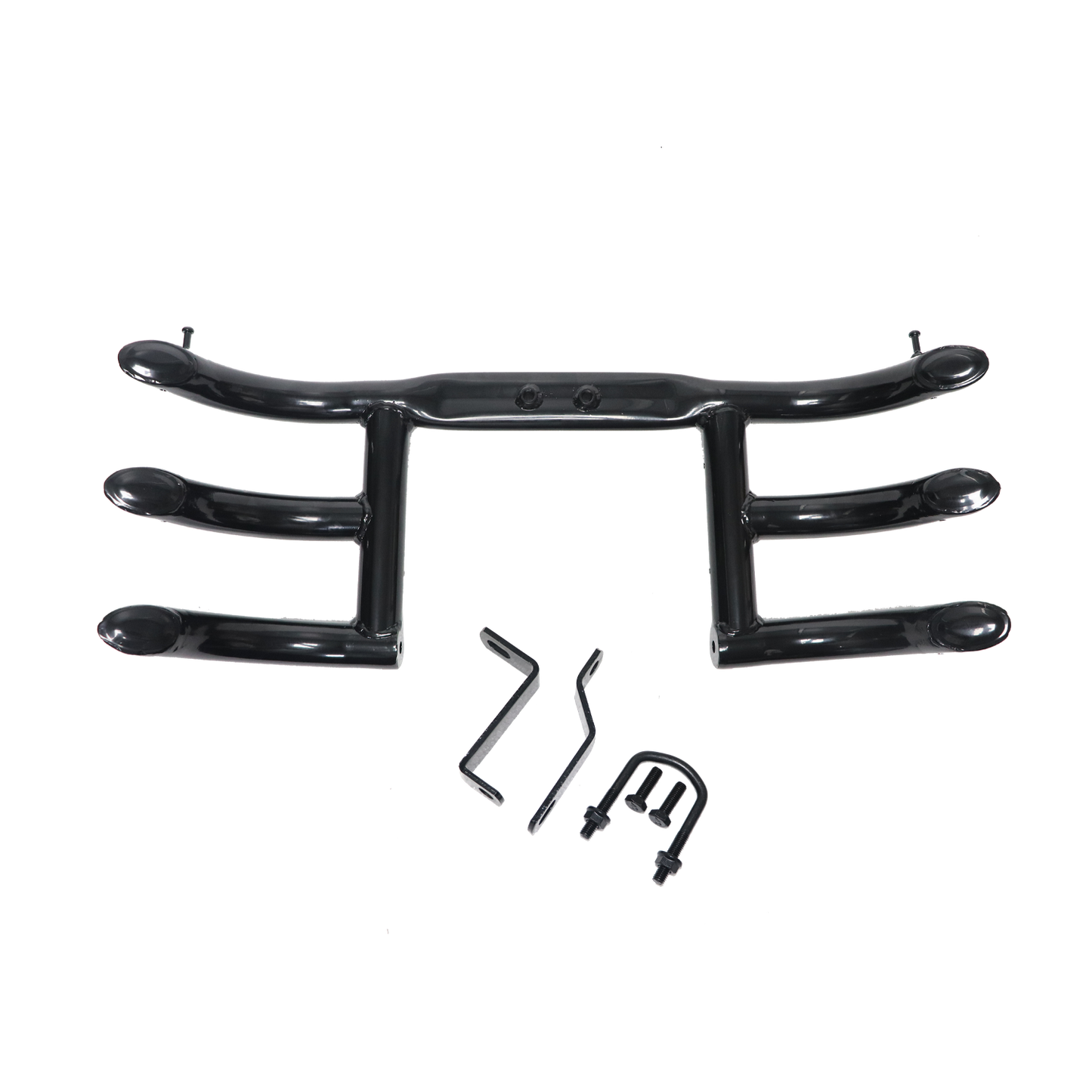 TVS Bull Bar Crash Guard – Protection for the Black Raider
