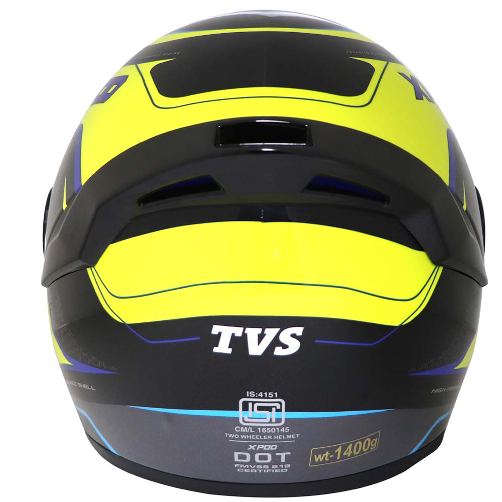  TVS XPOD Dynamic Helmet | Stylish Dual Tone Full-Face Helmet