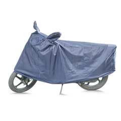 VEHICLE COVER BLUE WITH ELASTIC - MC - TVS Motor Company
