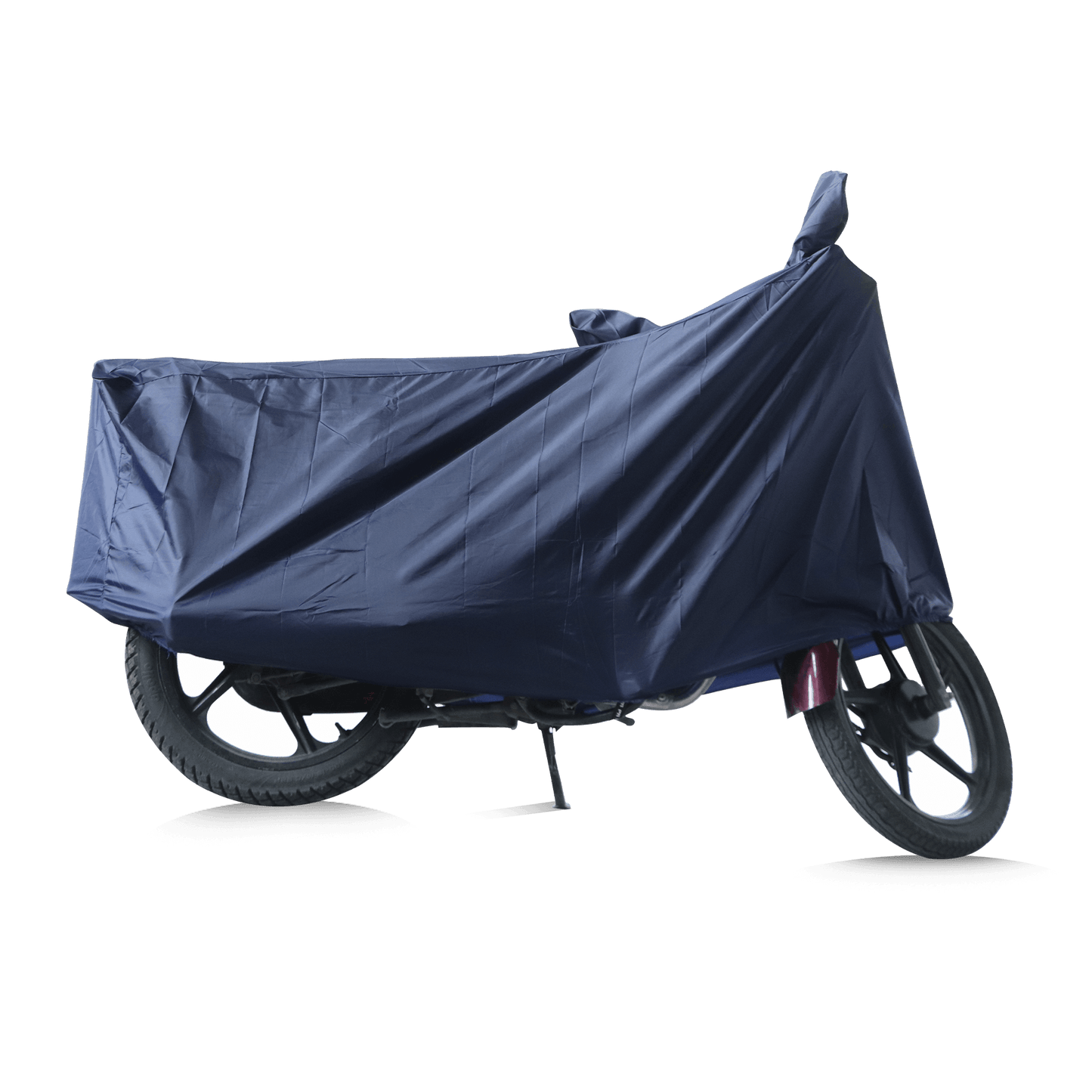 VEHICLE COVER BLUE WITH ELASTIC - MC - TVS Motor Company
