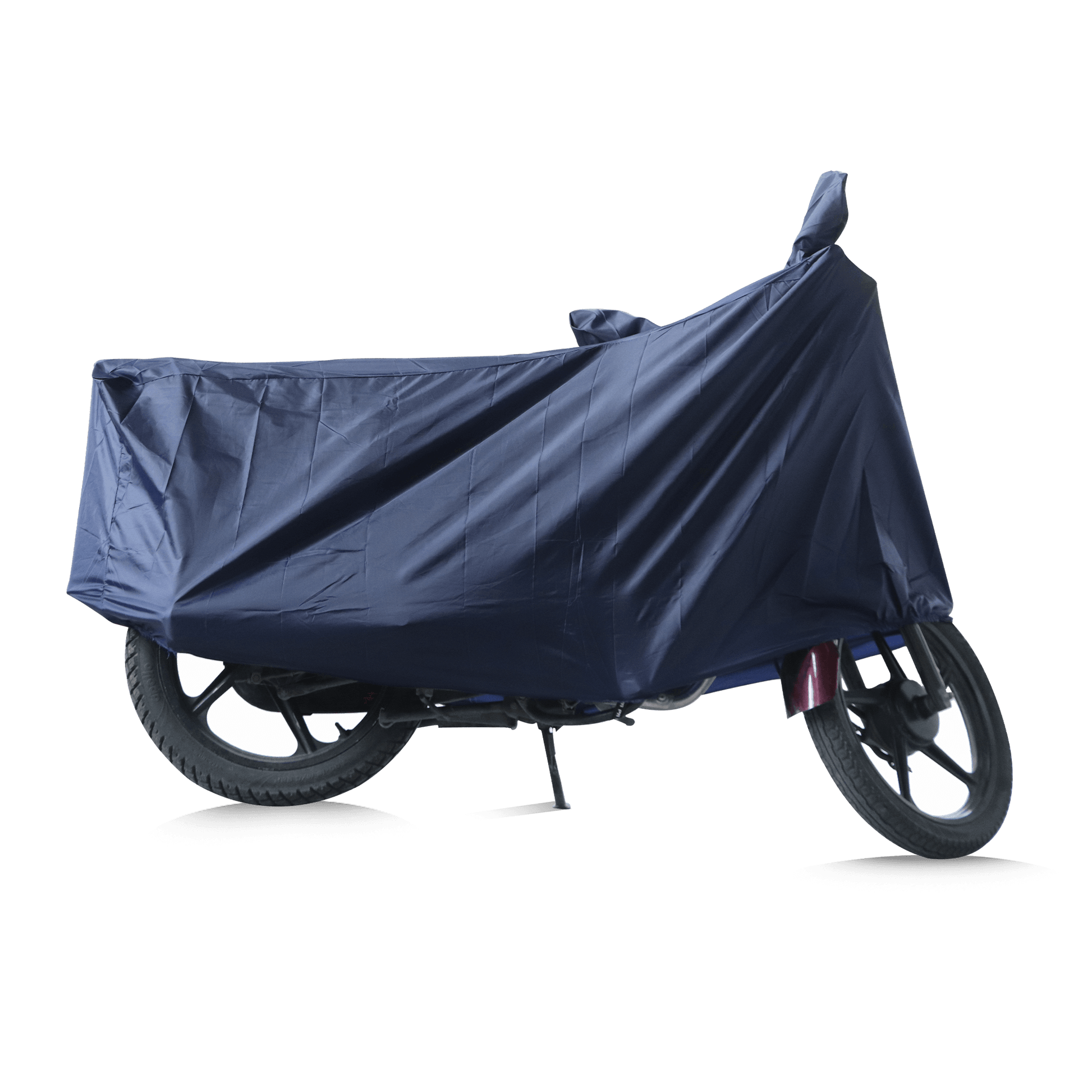 VEHICLE COVER BLUE WITH ELASTIC - MC - TVS Motor Company
