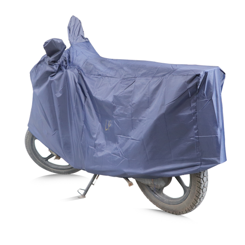 VEHICLE COVER BLUE WITH ELASTIC - MC - TVS Motor Company