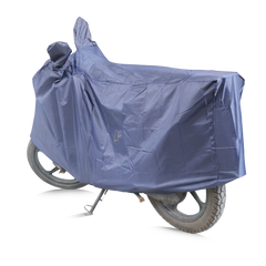 VEHICLE COVER BLUE WITH ELASTIC - MC - TVS Motor Company
