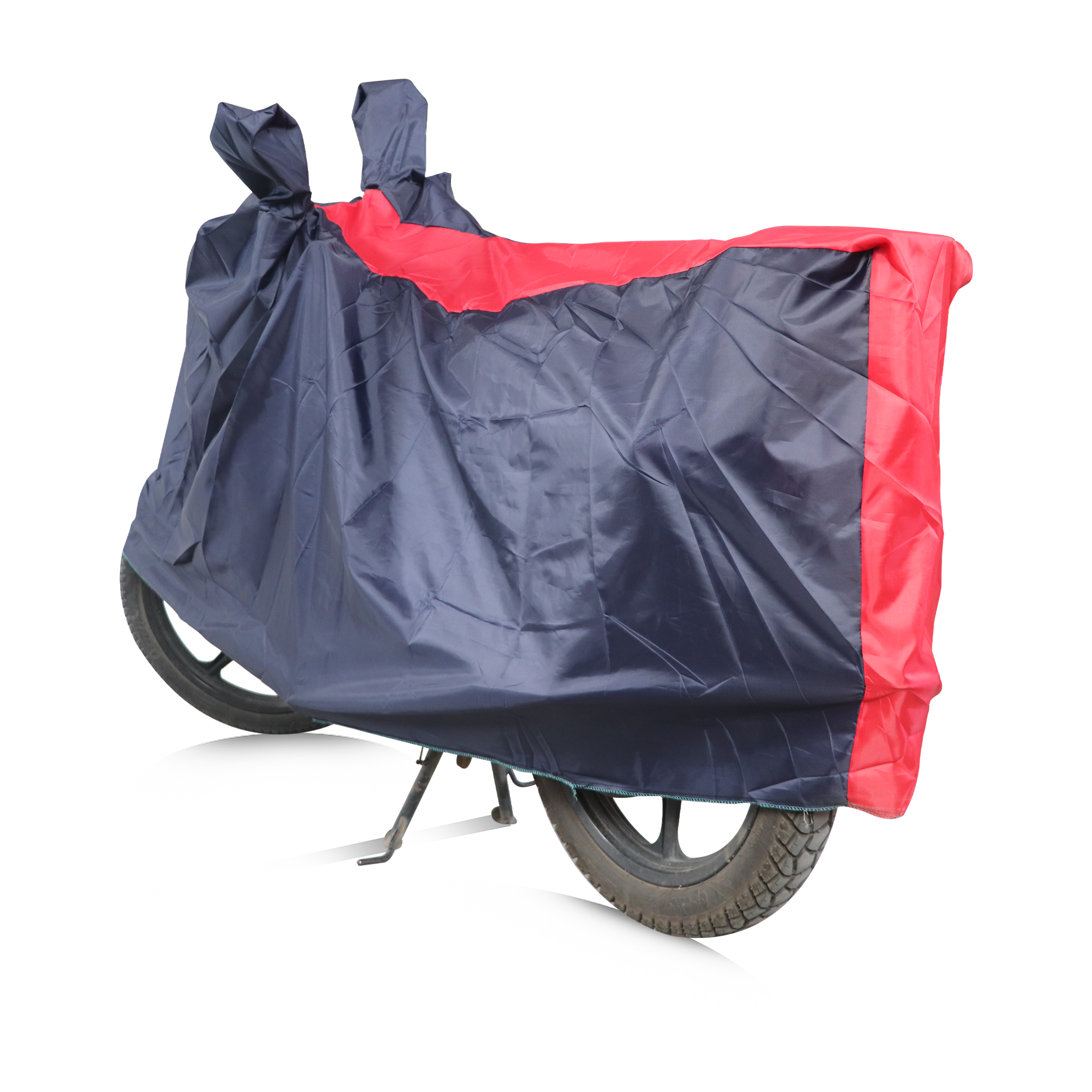  TVS VEHICLE COVER BLUE WITH RED - MC