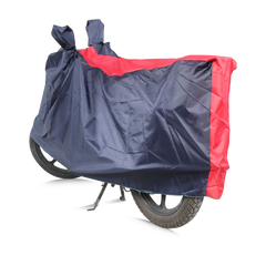 VEHICLE COVER BLUE WITH RED - MC - TVS Motor Company