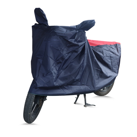 VEHICLE COVER BLUE WITH RED - MC - TVS Motor Company