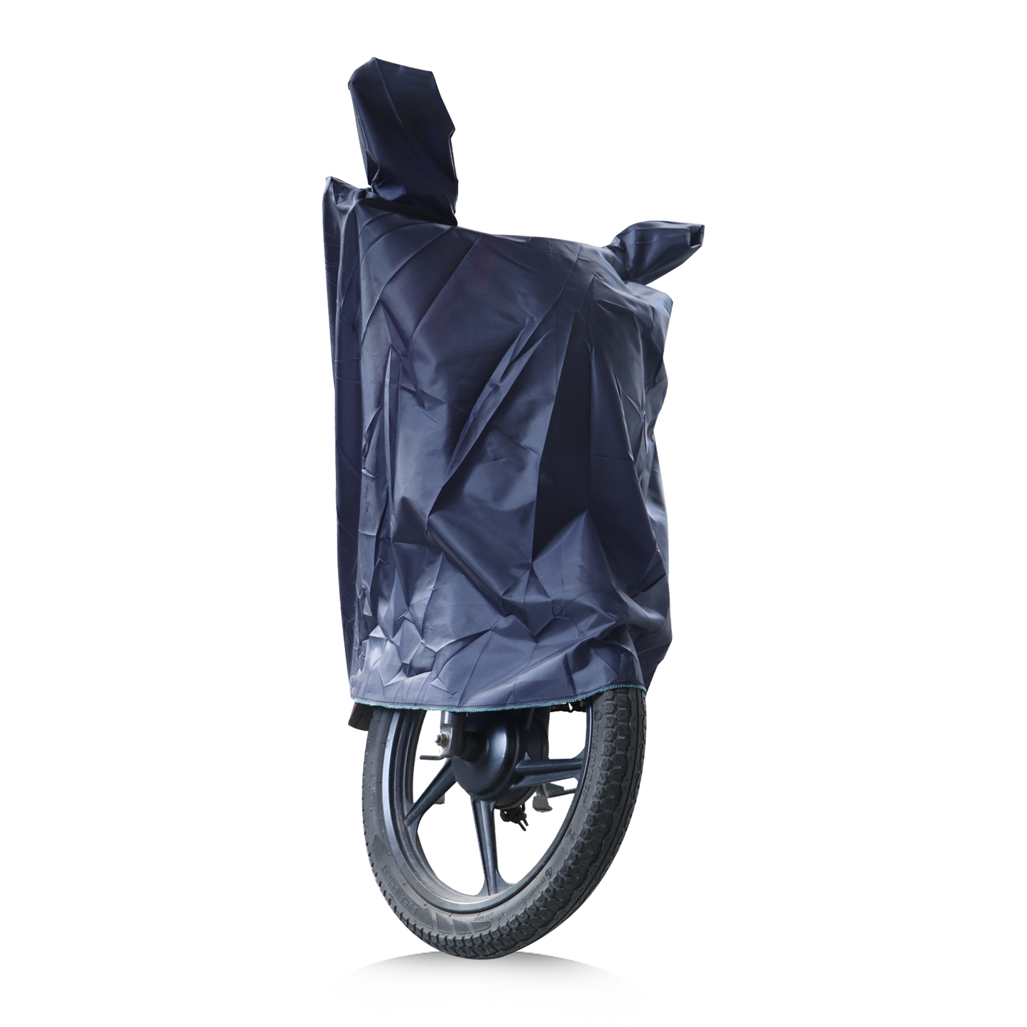  TVS VEHICLE COVER BLUE WITH RED - MC