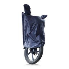 VEHICLE COVER BLUE WITH RED - MC - TVS Motor Company