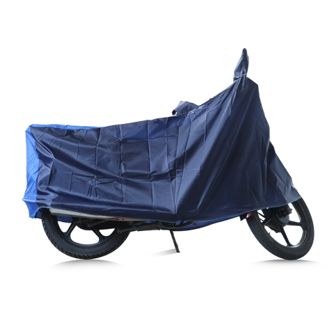 TVS Vehicle Cover -  Navy Blue with Royal Blue-MC | All-Weather Protection, Perfect Fit, and Ultimate Shield for Your Ride - TVS Motor Company