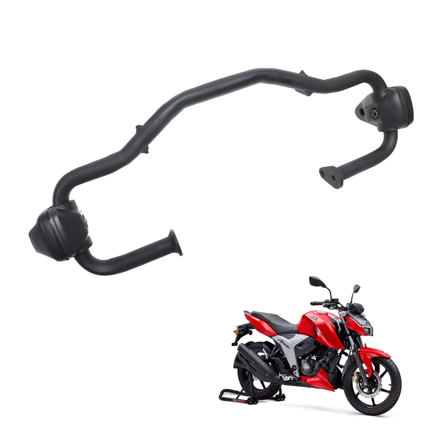  TVS Crash Guard Assy 180 - Heavy-Duty Protection for Safe Riding